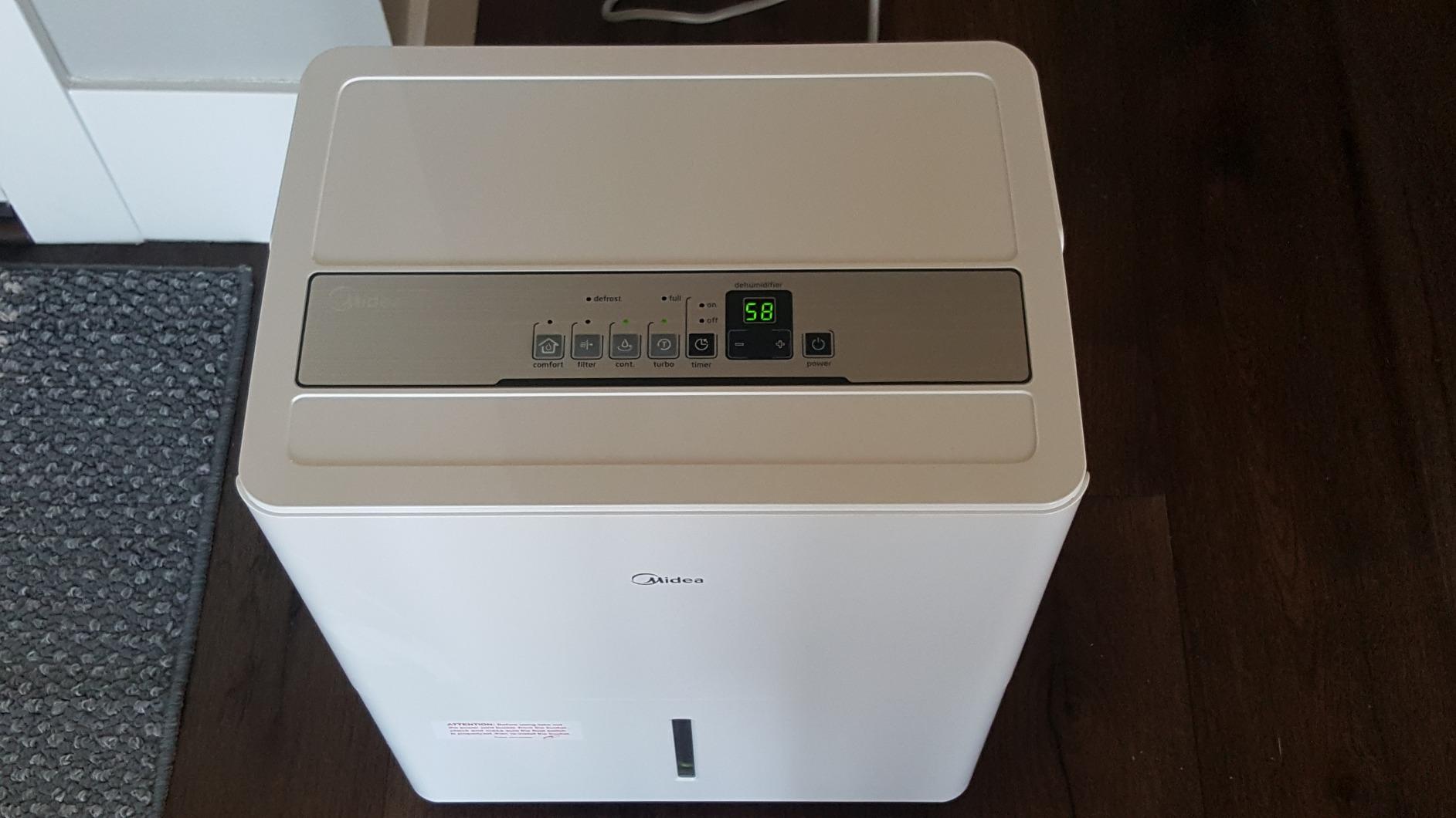 Midea dehumidifier with reusable air filters reviews